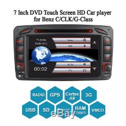 7 DAB+ DVD Car Stéréo Radio GPS Pour Mercedes Benz C/CLK class Viano Vito W203