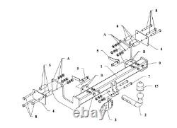 Attelage pour Mercedes Vito-Viano-Classe V W638 02.1996-08.2003 + faisceau 7-br