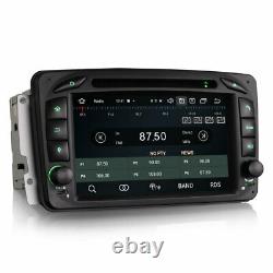 Autoradio Android 10.0 avec Apple Carplay via USB, DAB+ Mercedes CLK, Vito, Viano