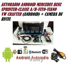 Autoradio Android GPS DVD CAMERA VW Crafter+MERCEDES VITO-VIANO-SPRINTER- A/B