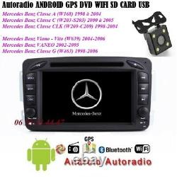 Autoradio Carplay Mercedes C-A-CLK-VITO-VIANO-G android-GPS-DVD-BT-USB + CAMERA