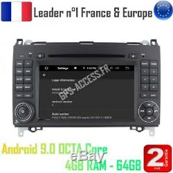 Autoradio GPS Android 9.0 Mercedes Classe A B Viano Vito Sprinter & VW CRAFTER