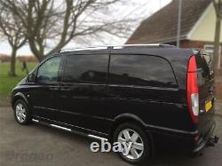 Barres de Toit Pour Mercedes vito viano 2004 2014 Mwb Lwb Accessoires Métal