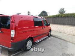 Barres de Toit pour Mercedes Vito Viano 2014+ Mwb Lwb Van Aluminium Haut Tuning