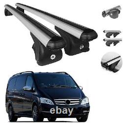 Barres de toit transversales (BOLDBAR) pour Mercedes Vito Viano W639 2 PCS en Al