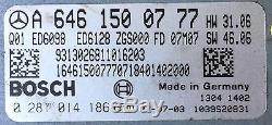 Calculateur Mercedes Vito Viano W639 EDC16CP31 A6461500777 0281014186