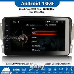DAB+Android 10.0 Autoradio GPS DSP OBD 4G Mercedes C/CLK/G Class W209 Viano Vito