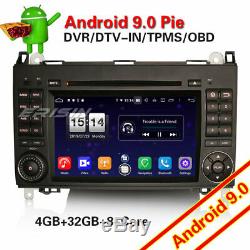 GPS Android 9.0 PX5 Mercedes Benz A B W169 W245 Viano Vito Autoradio DAB+4G 7702