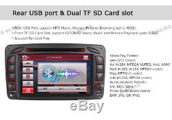 GPS DVD Autoradio Pour Mercedes Benz C/CLK/G Class W203 W209 Viano Vito DAB+ 3G