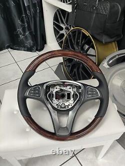 Mercedes-Benz Bois Cuir Volant Noyer Classe V Vito Viano Neuf WDF639 Neuf