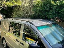 Mercedes Vito LONGUE 2003+ Rails de toit et barres transversales en aluminium