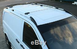 Mercedes Vito LONGUE 2003+ Rails de toit et barres transversales en aluminium
