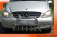 Mercedes Vito / Viano 2004-2010 Pare-buffle Bas Avec Grille De Protection Inox