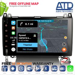Radio GPS pour Mercedes Vito Viano W639 Android 10.0 Auto Carplay GPS DAB 9