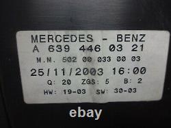 Tableau de bord Mercedes Viano Vito W639 A6394460321 503000330003